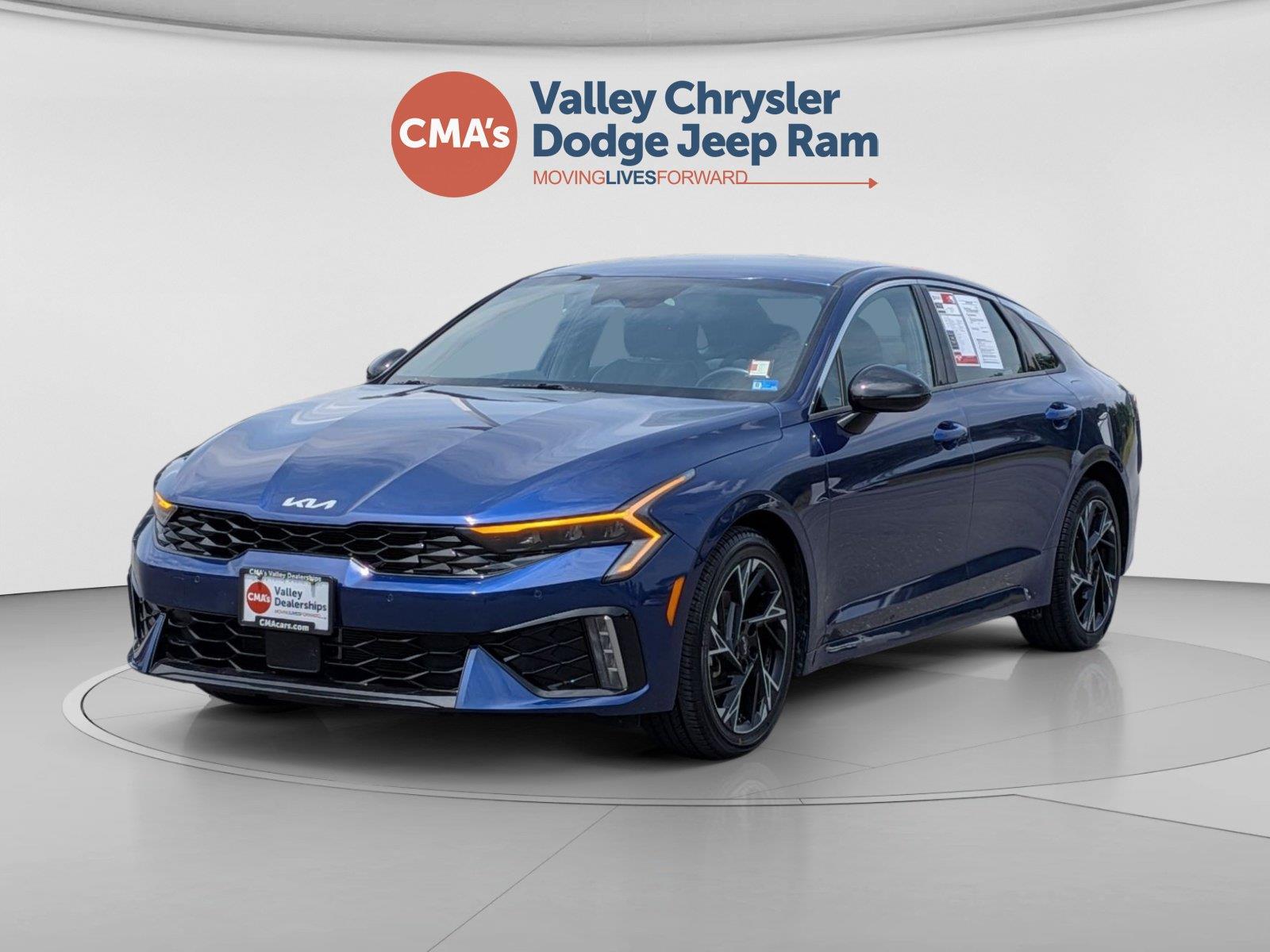 Yacht Blue 2025 Kia K5 Sedan Front-Wheel Drive 8-Speed Automatic