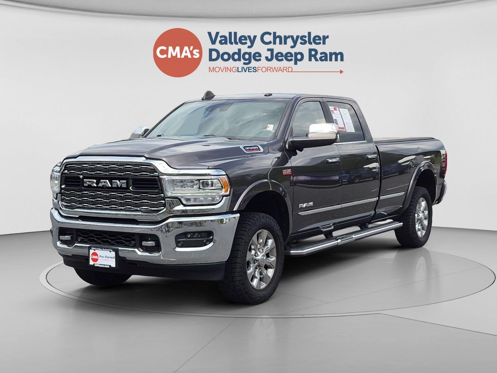 Gray (Granite Crystal Metallic Clearcoat) 2021 RAM 3500 Pickup Truck Four-Wheel Drive 8-Speed Automatic