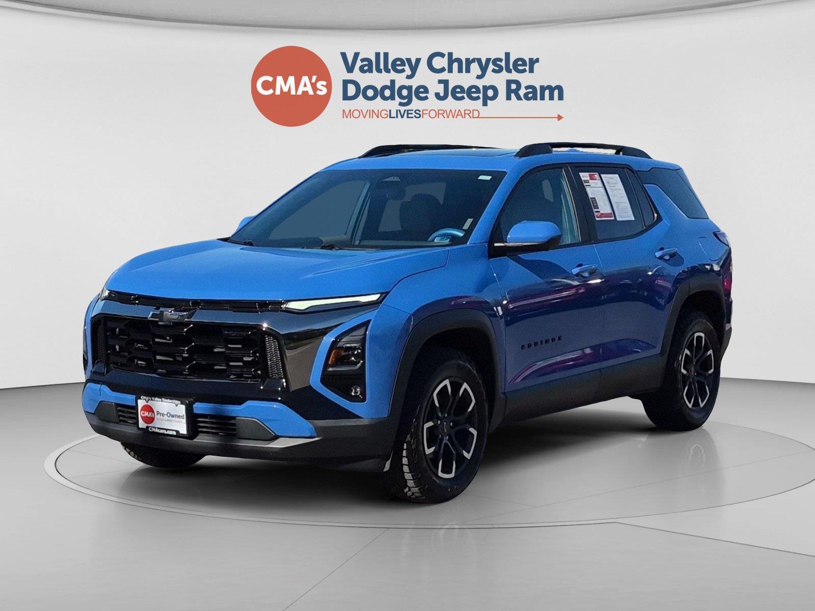 Reef Blue Metallic 2025 Chevrolet Equinox SUV / Crossover Four-Wheel Drive 8-Speed Automatic