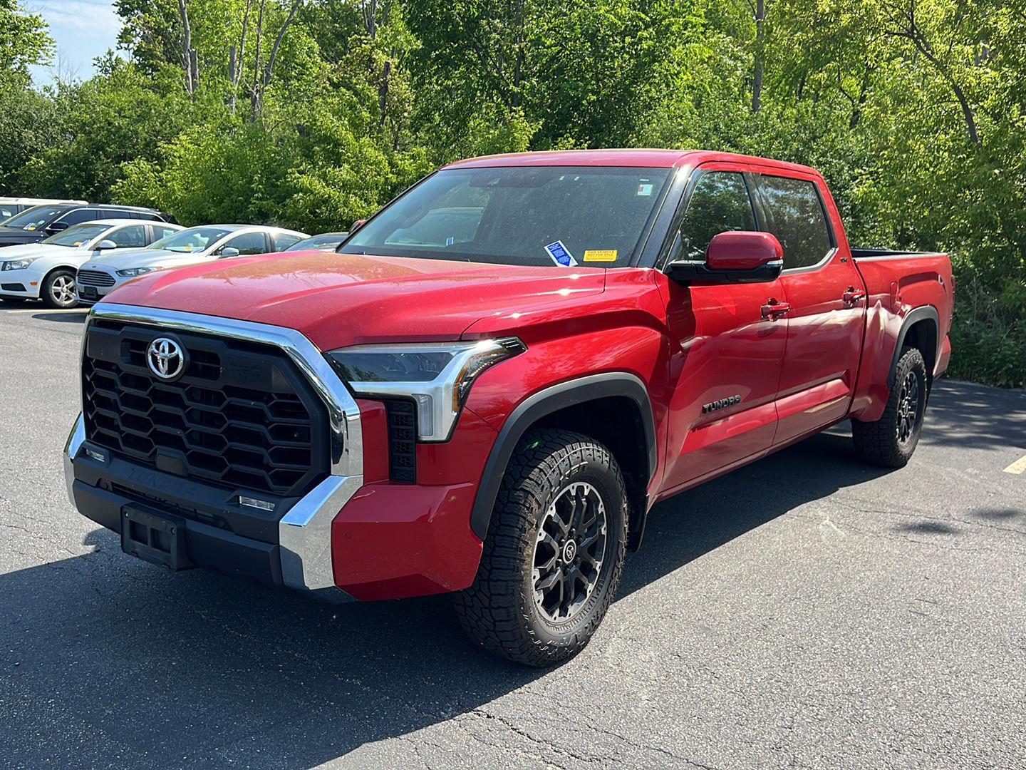 Certified Used 2022 Supersonic Red Toyota SR5 image 2