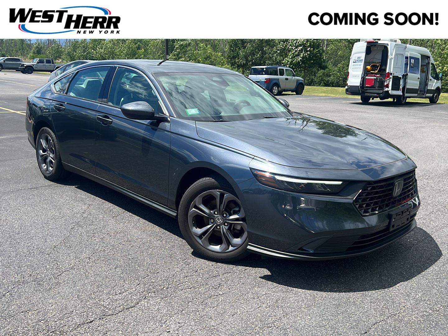Meteorite Gray Metallic 2023 Honda Accord Sedan Front-Wheel Drive Continuously Variable Transmission