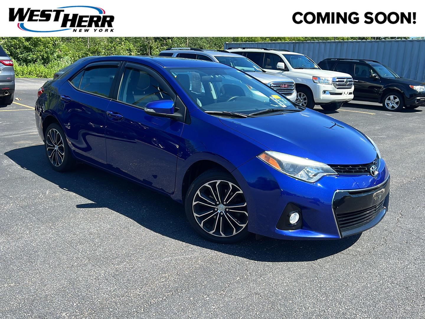 Blue Crush Metallic 2016 Toyota Corolla Sedan Front-Wheel Drive Continuously Variable Transmission