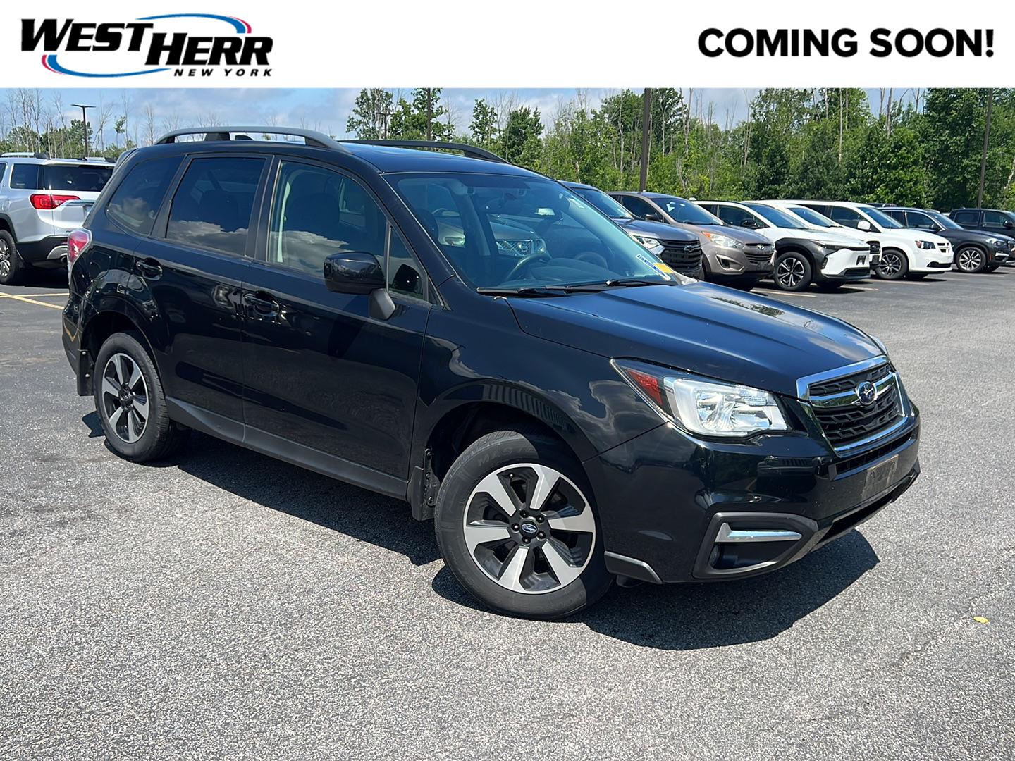Crystal Black Silica 2018 Subaru Forester SUV / Crossover All-Wheel Drive Continuously Variable Transmission