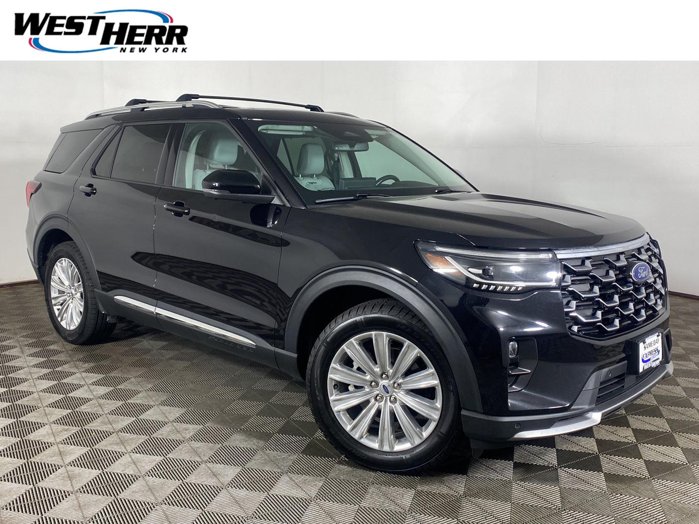 Agate Black 2025 Ford Explorer SUV / Crossover All-Wheel Drive Automatic