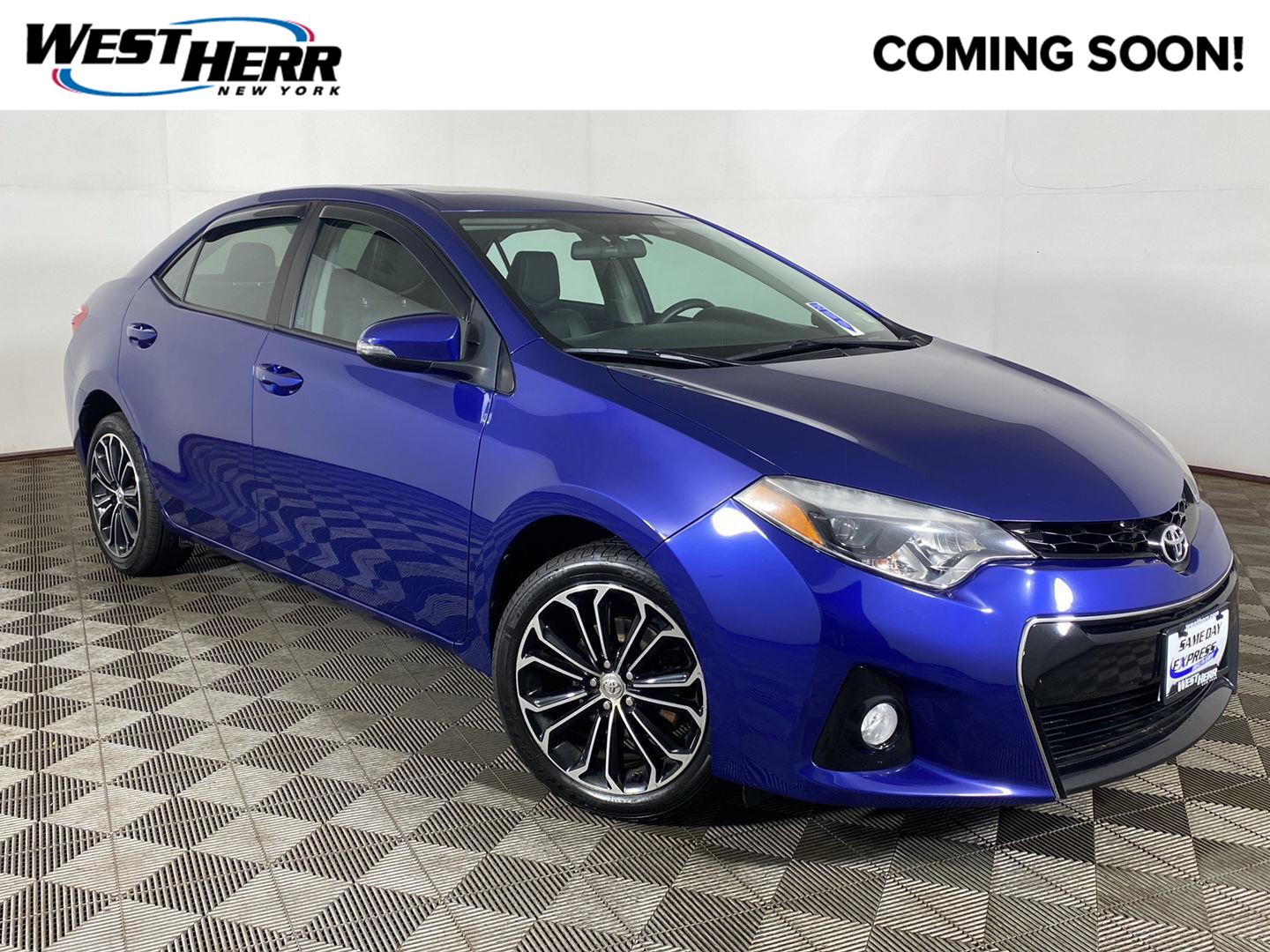 Blue Crush Metallic 2016 Toyota Corolla Sedan Front-Wheel Drive Continuously Variable Transmission