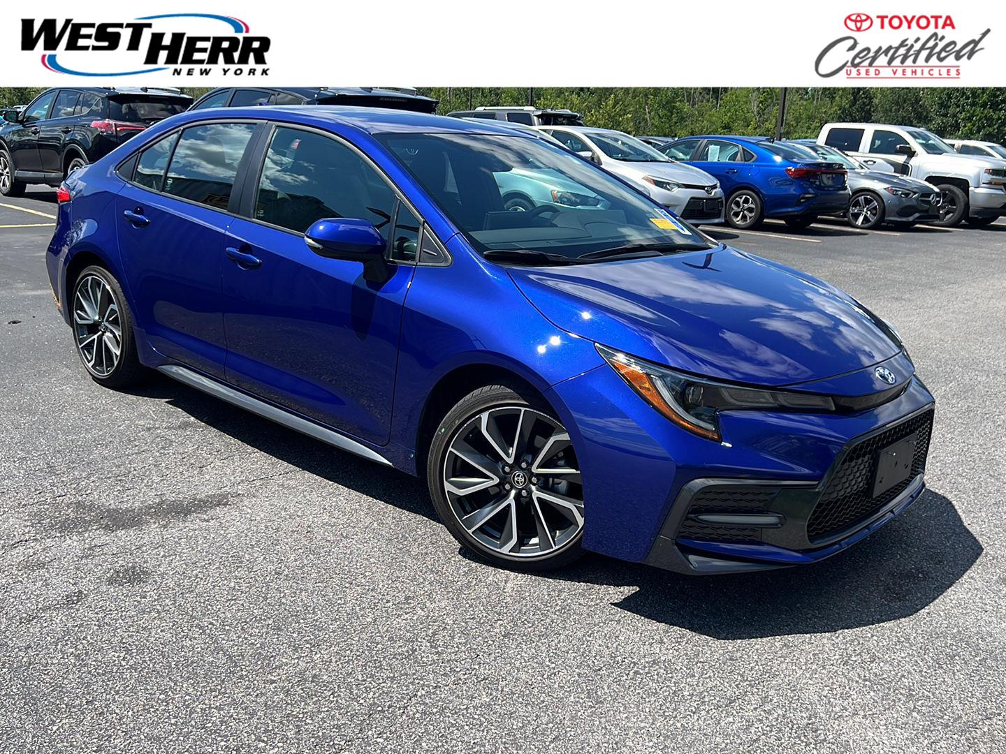 Blue Crush Metallic 2022 Toyota Corolla Sedan Front-Wheel Drive Continuously Variable Transmission