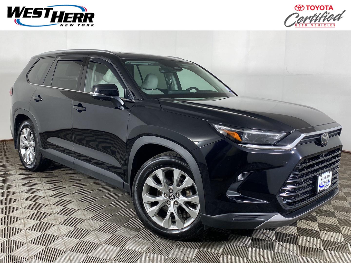 Midnight Black Metallic 2025 Toyota Grand Highlander Hybrid SUV / Crossover All-Wheel Drive Continuously Variable Transmission