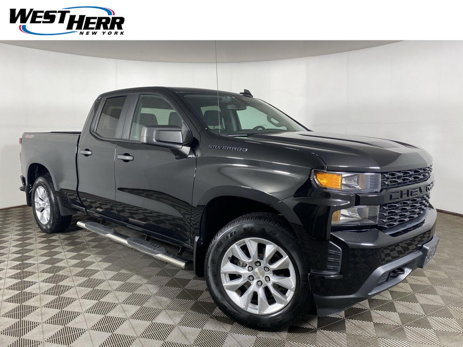 Black 2019 Chevrolet Silverado 1500 Pickup Truck Four-Wheel Drive 6-Speed Automatic