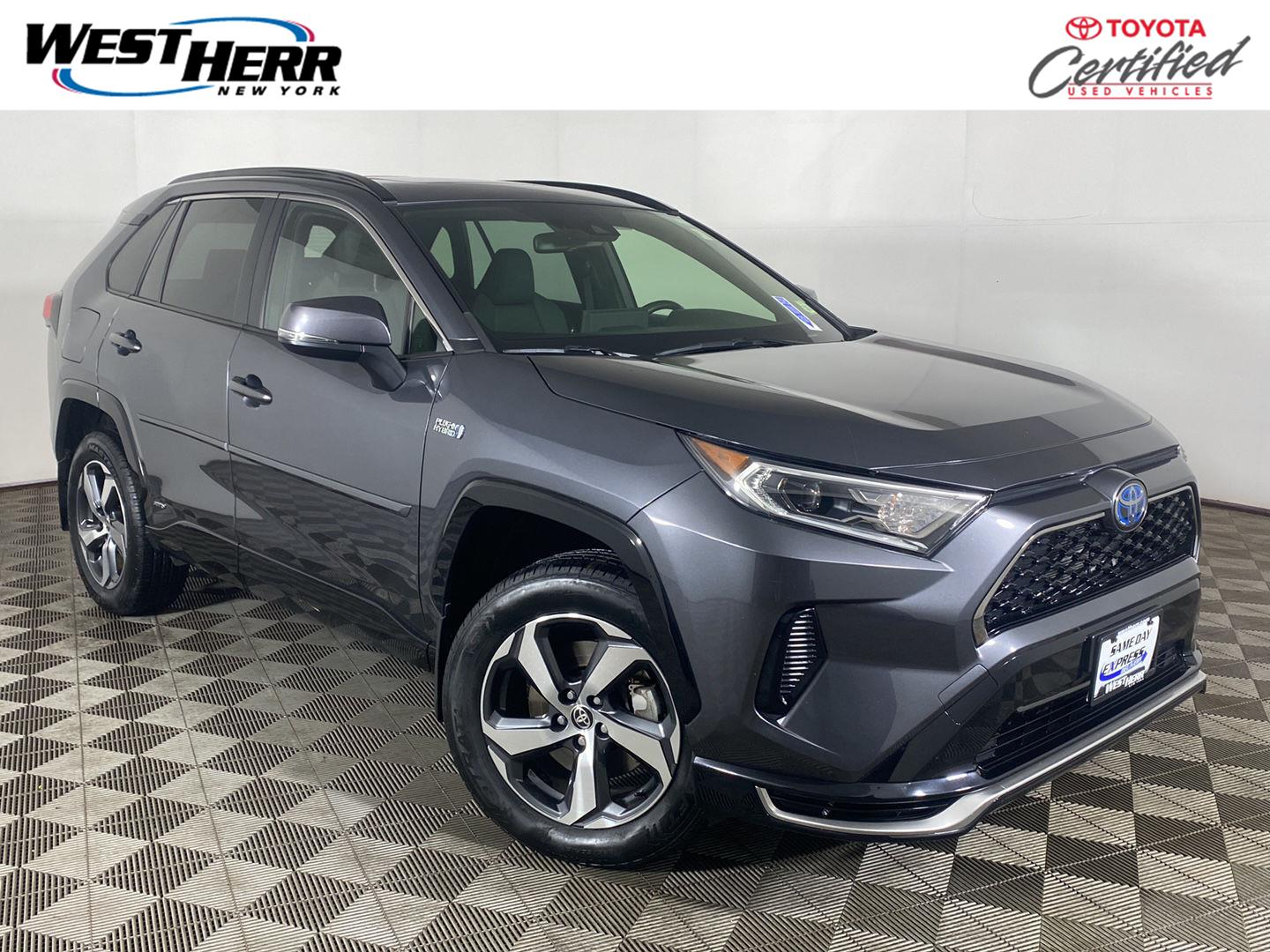 Magnetic Gray Metallic 2021 Toyota RAV4 Prime SUV / Crossover All-Wheel Drive Continuously Variable Transmission