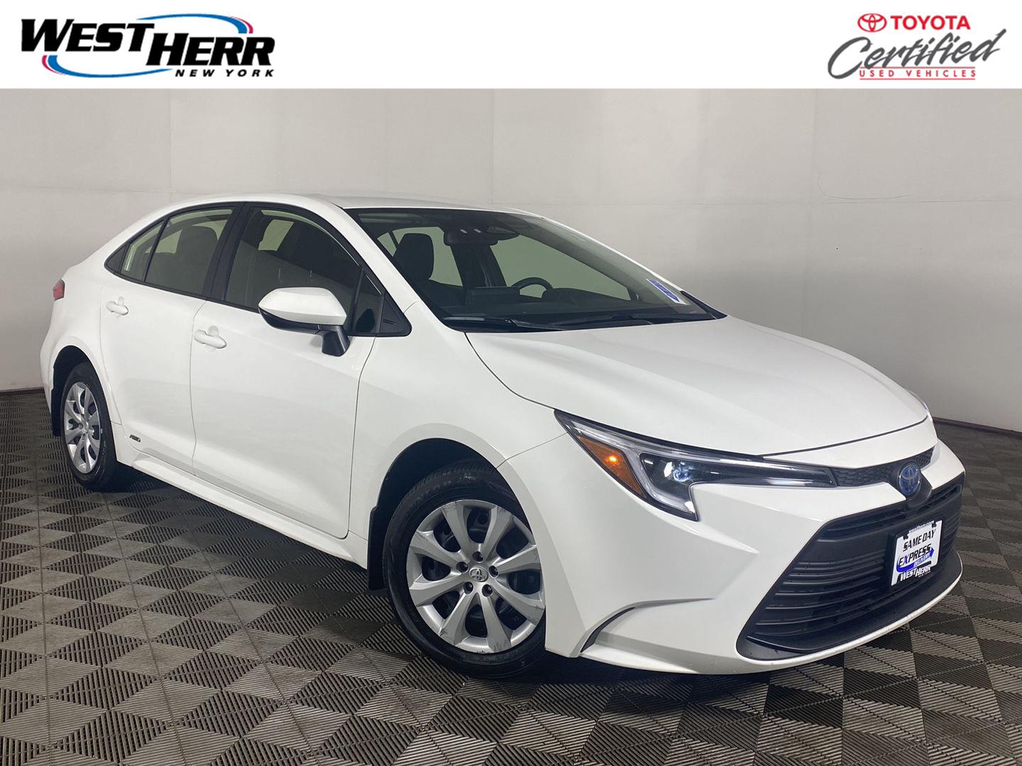 Ice Cap 2024 Toyota Corolla Hybrid Sedan All-Wheel Drive Continuously Variable Transmission