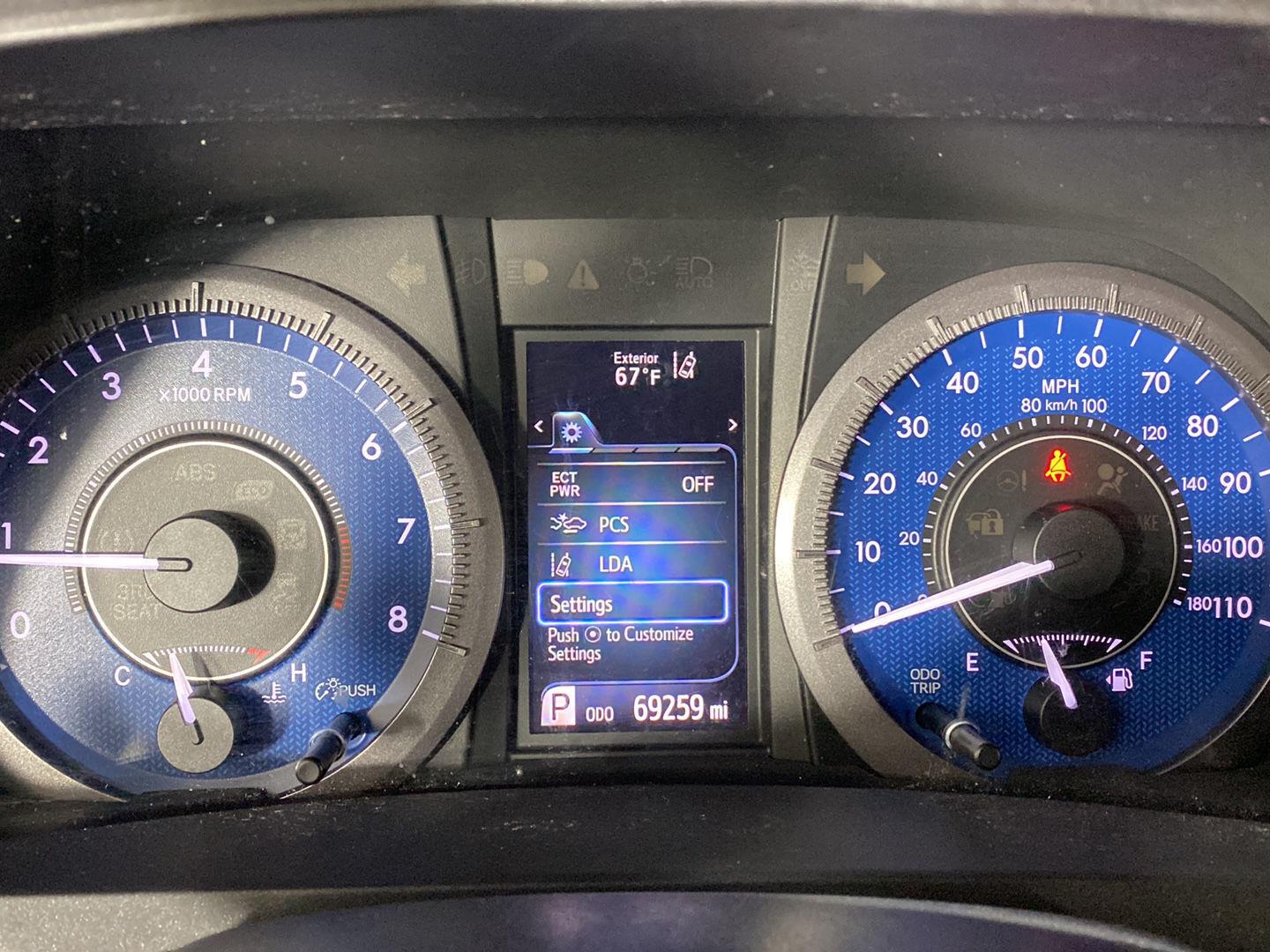 Used 2020 Celestial Silver Metallic Toyota LE image 11