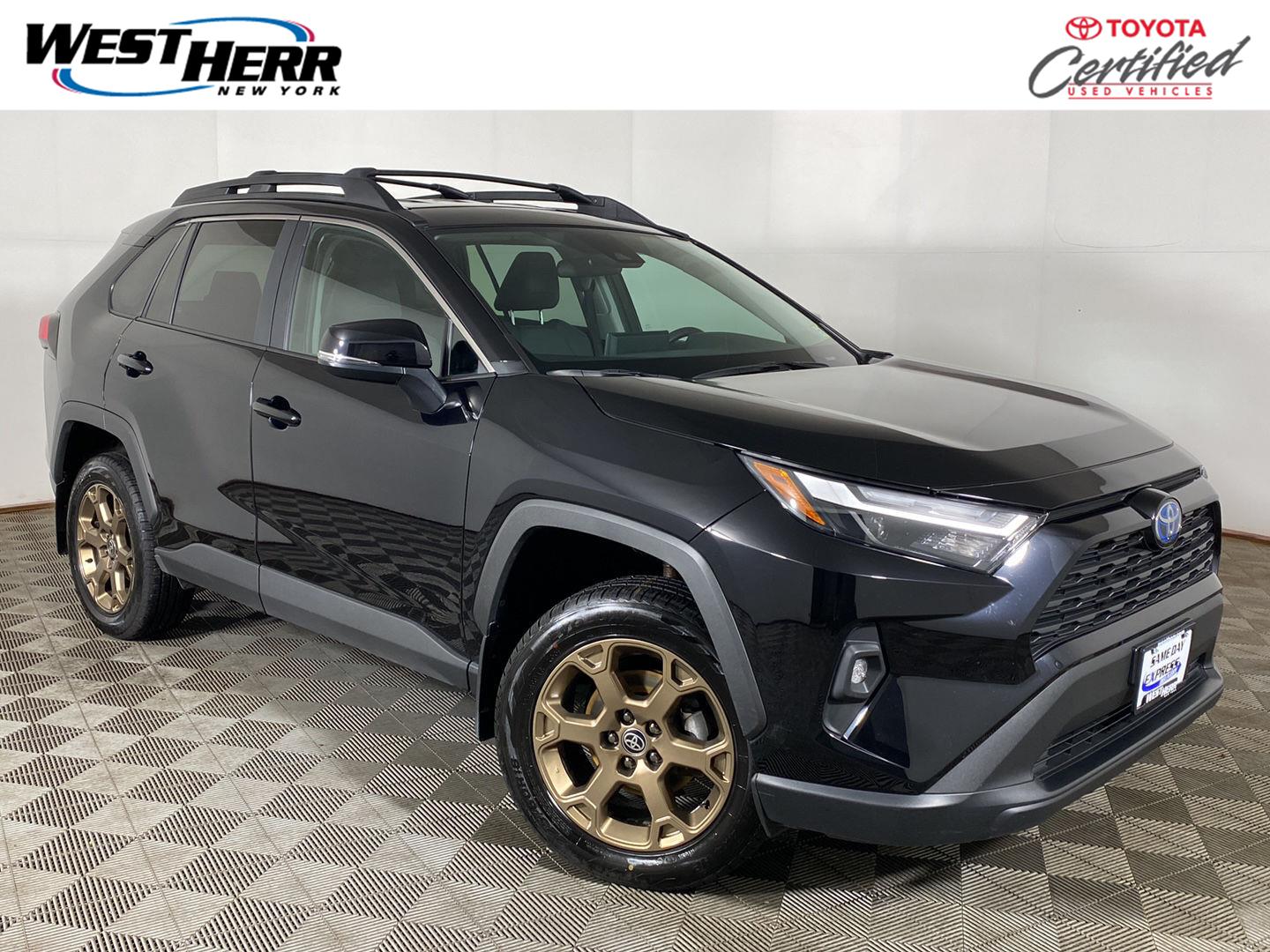 Midnight Black Metallic 2023 Toyota RAV4 Hybrid SUV / Crossover All-Wheel Drive Continuously Variable Transmission