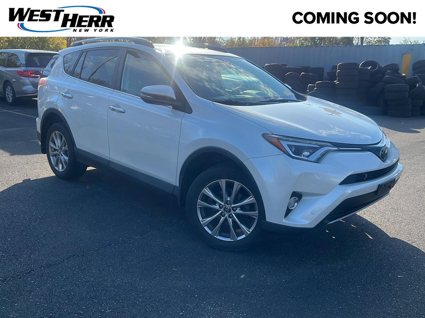White (Blizzard Pearl) 2017 Toyota RAV4 SUV / Crossover All-Wheel Drive Automatic