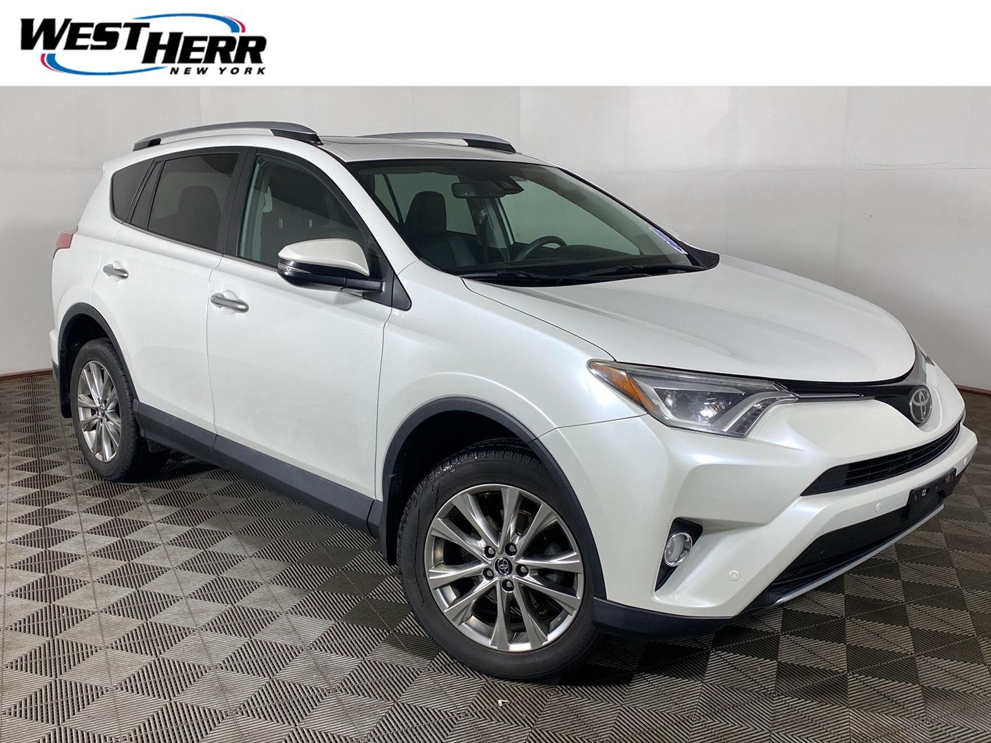 White (Blizzard Pearl) 2017 Toyota RAV4 SUV / Crossover All-Wheel Drive Automatic