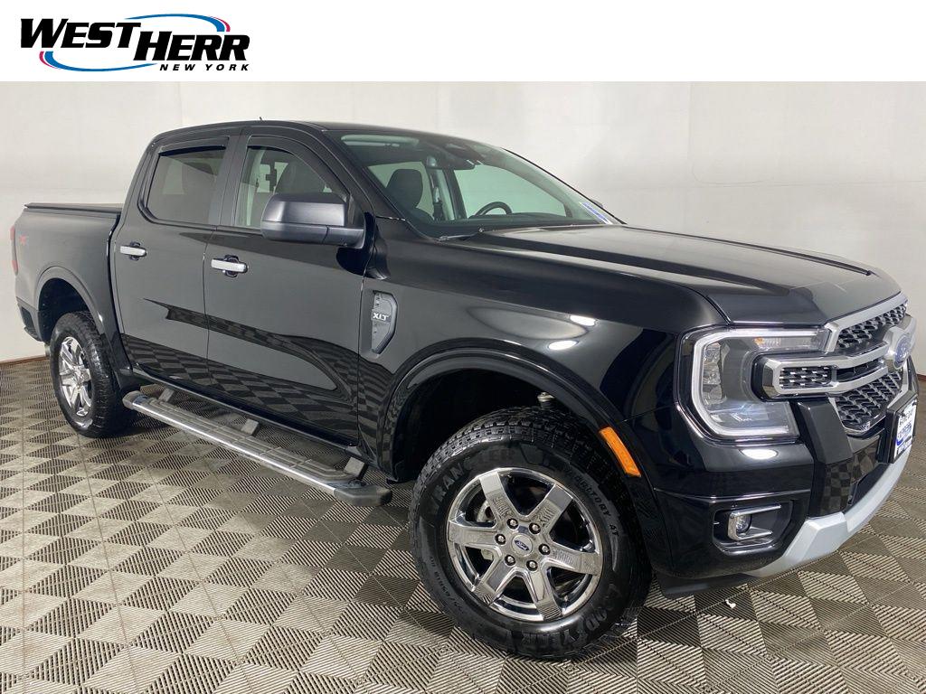 Shadow Black 2024 Ford Ranger Pickup Truck Four-Wheel Drive Automatic