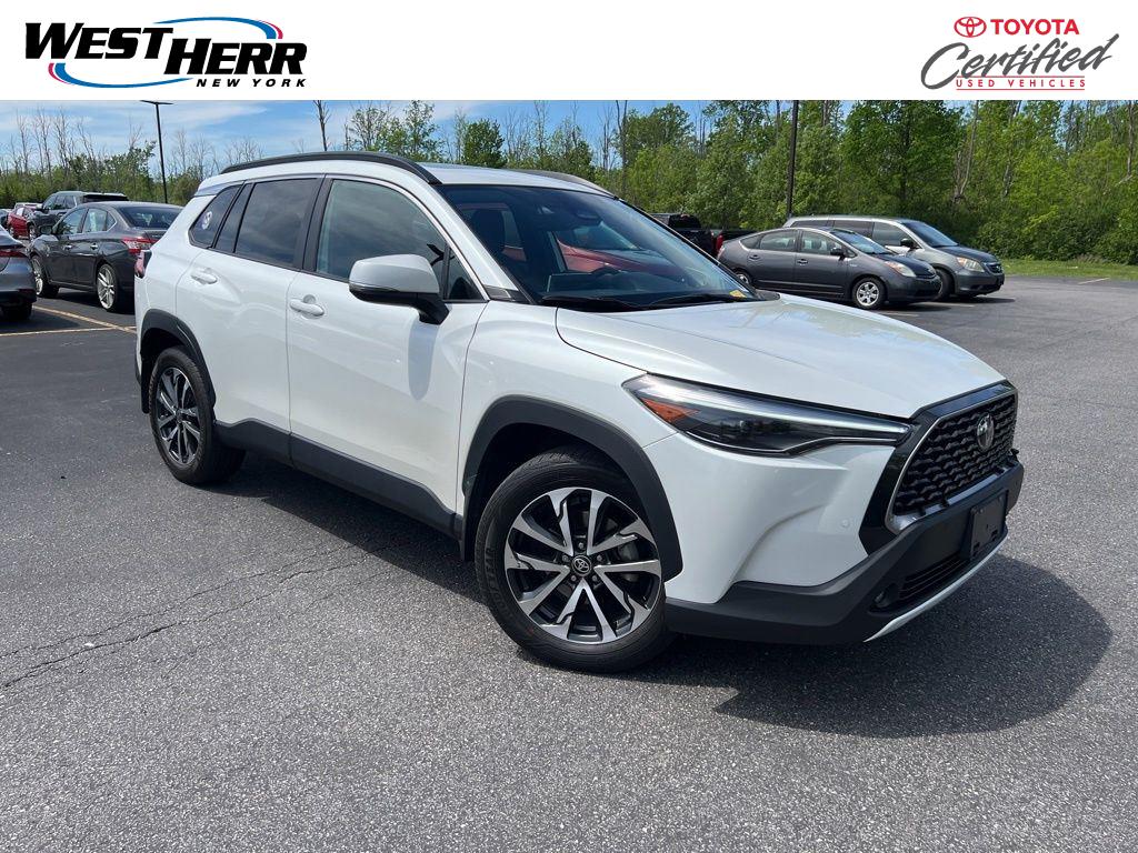 White (Wind Chill Pearl) 2024 Toyota Corolla Cross XLE AWD SUV / Crossover All-Wheel Drive Continuously Variable Transmission