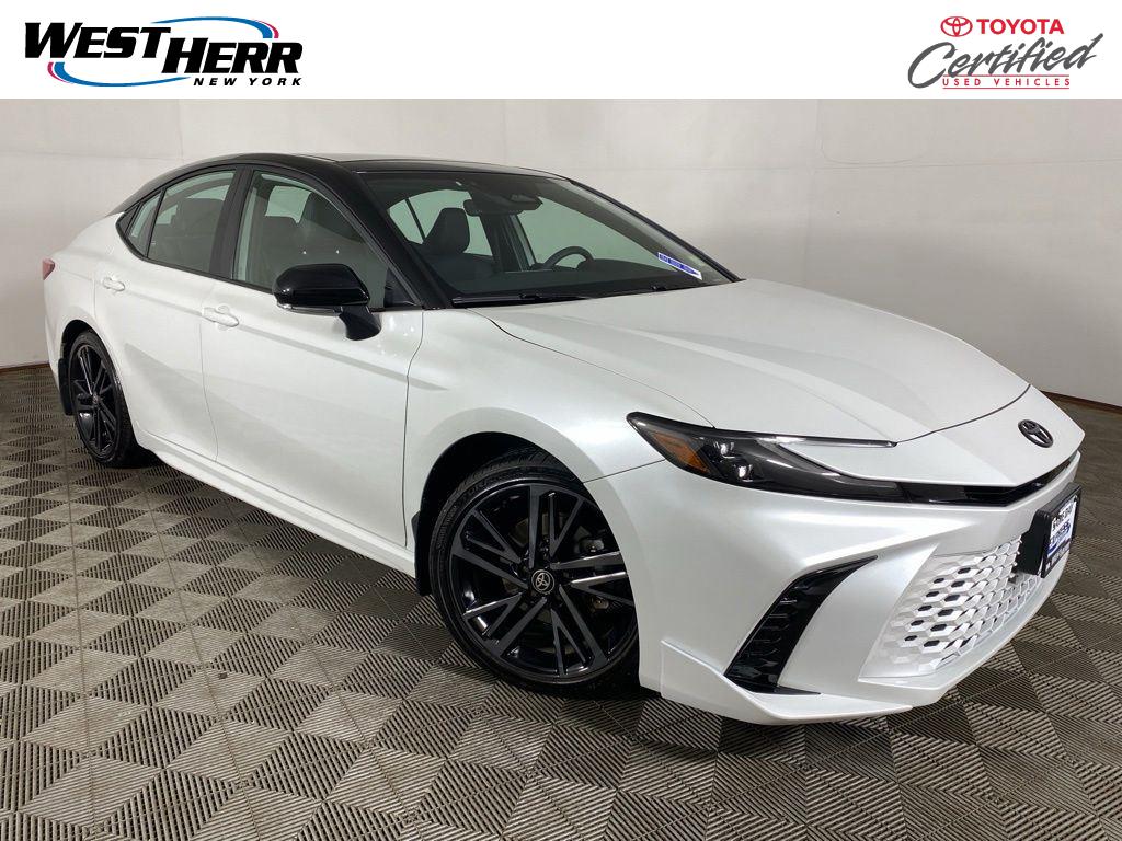 Midnight Black Metallic 2025 Toyota Camry XSE FWD Sedan Front-Wheel Drive Continuously Variable Transmission