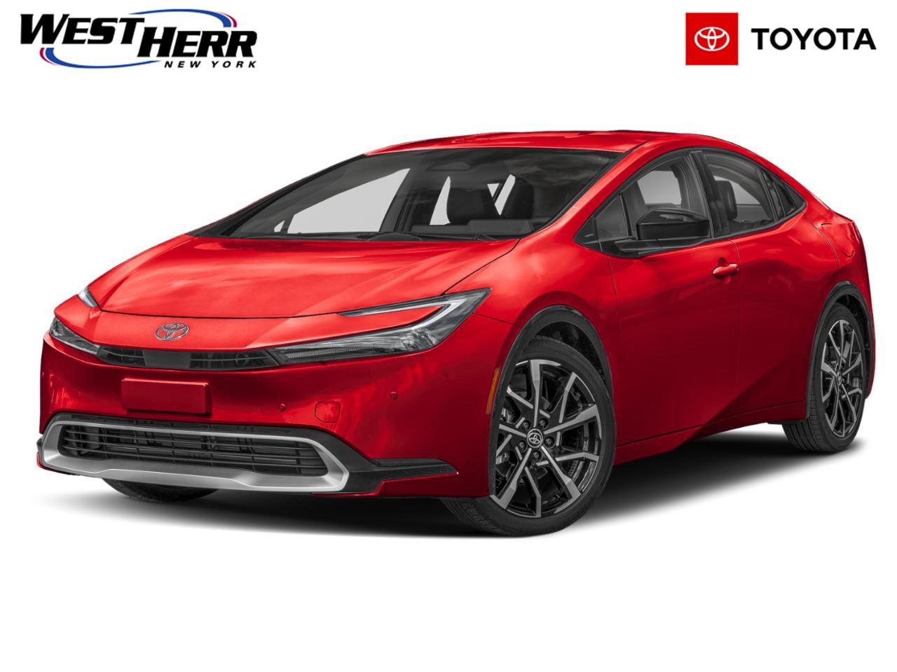 Supersonic Red 2027 Toyota Prius Plug-In Hybrid Hatchback Front-Wheel Drive Continuously Variable Transmission