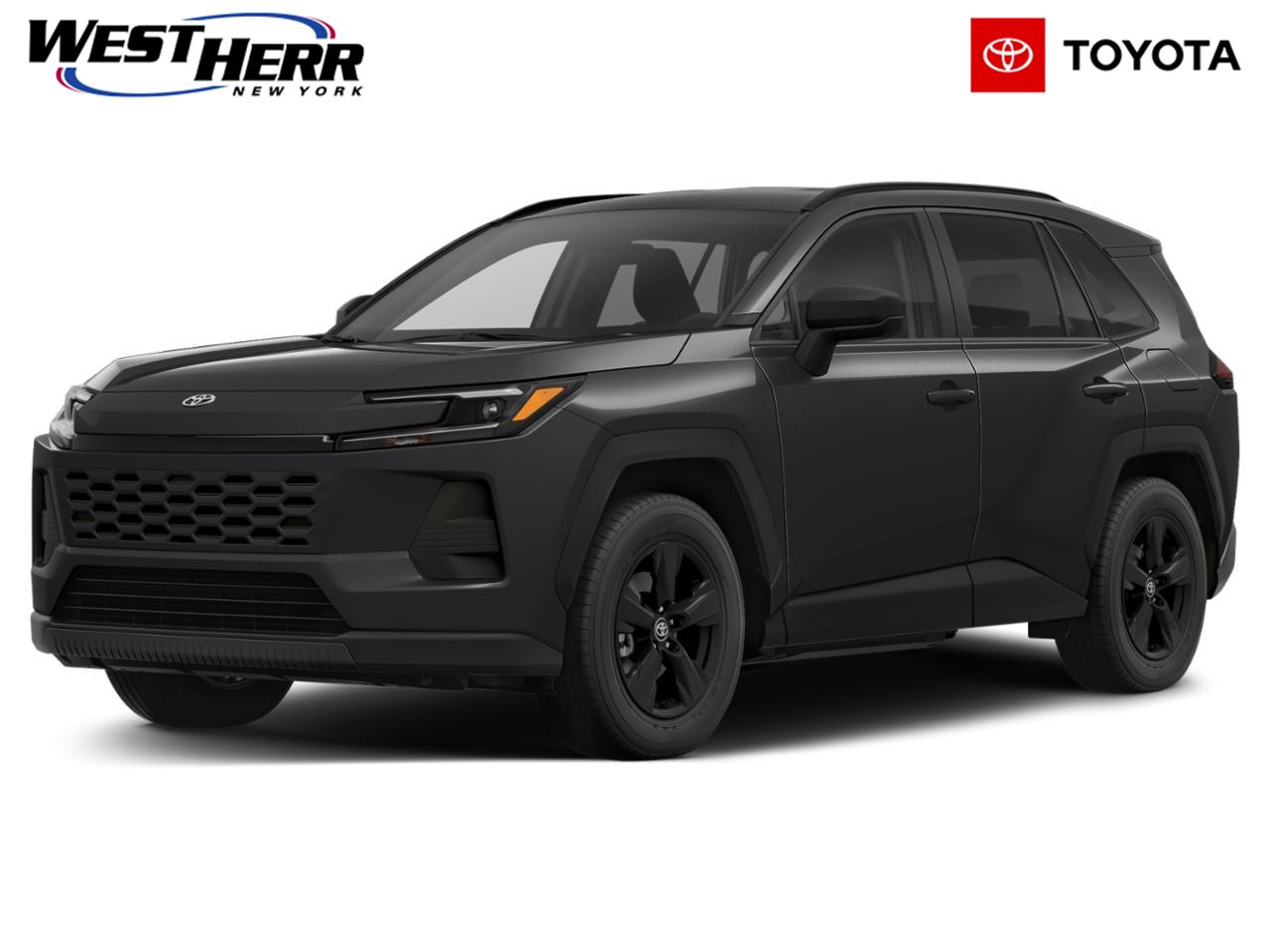 Midnight Black Metallic 2026 Toyota RAV4 SUV / Crossover All-Wheel Drive Continuously Variable Transmission