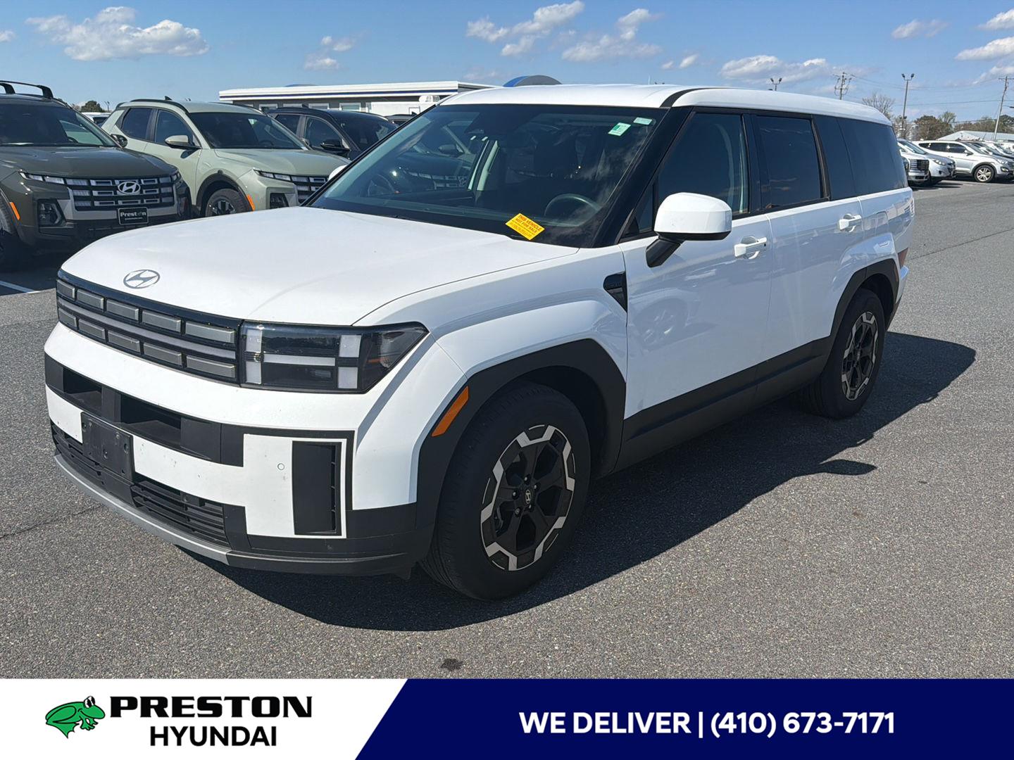 Serenity White 2024 Hyundai Santa Fe SE AWD SUV / Crossover All-Wheel Drive Automatic