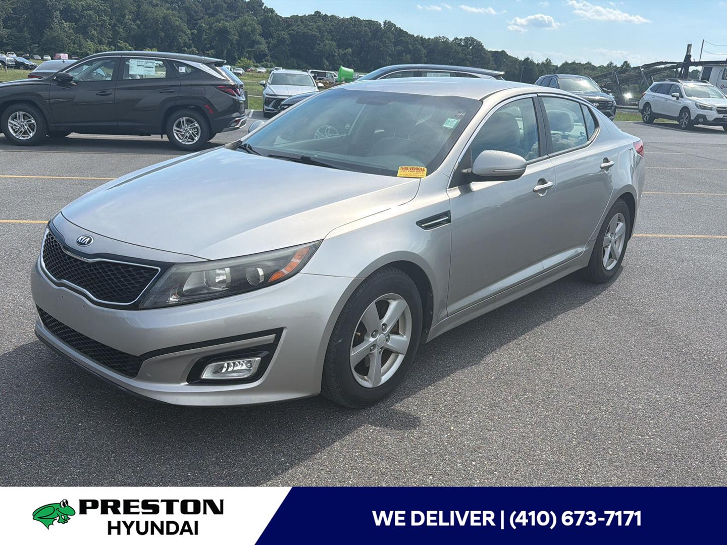 Satin Metal 2014 Kia Optima Sedan Front-Wheel Drive 6-Speed Automatic