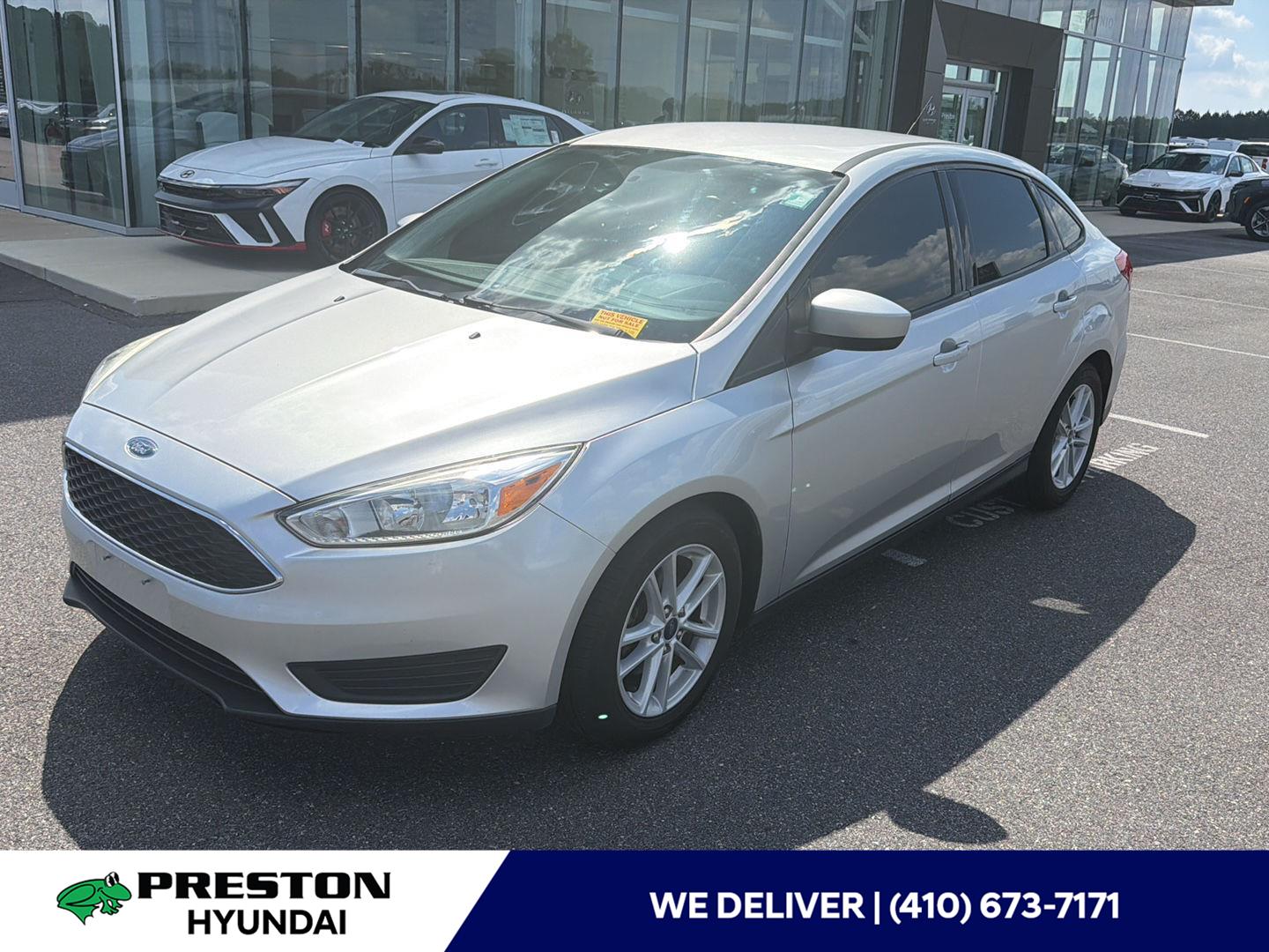 Ingot Silver 2018 Ford Focus Sedan Front-Wheel Drive 6-Speed Automatic