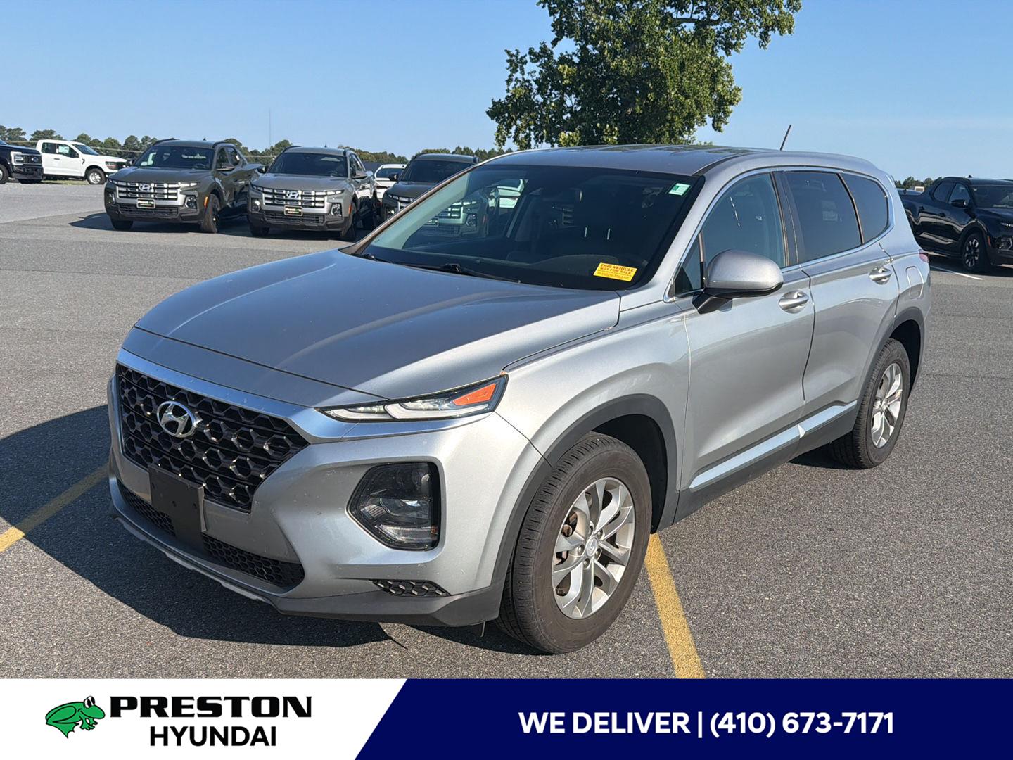 Shimmering Silver Pearl 2020 Hyundai Santa Fe SUV / Crossover All-Wheel Drive Automatic