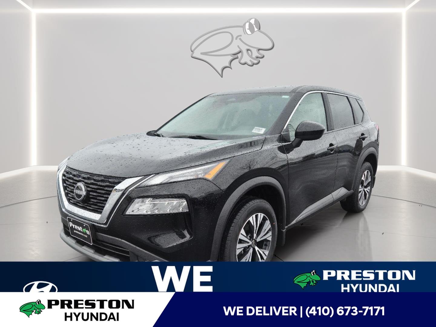 Super Black 2023 Nissan Rogue SV AWD SUV / Crossover All-Wheel Drive Continuously Variable Transmission