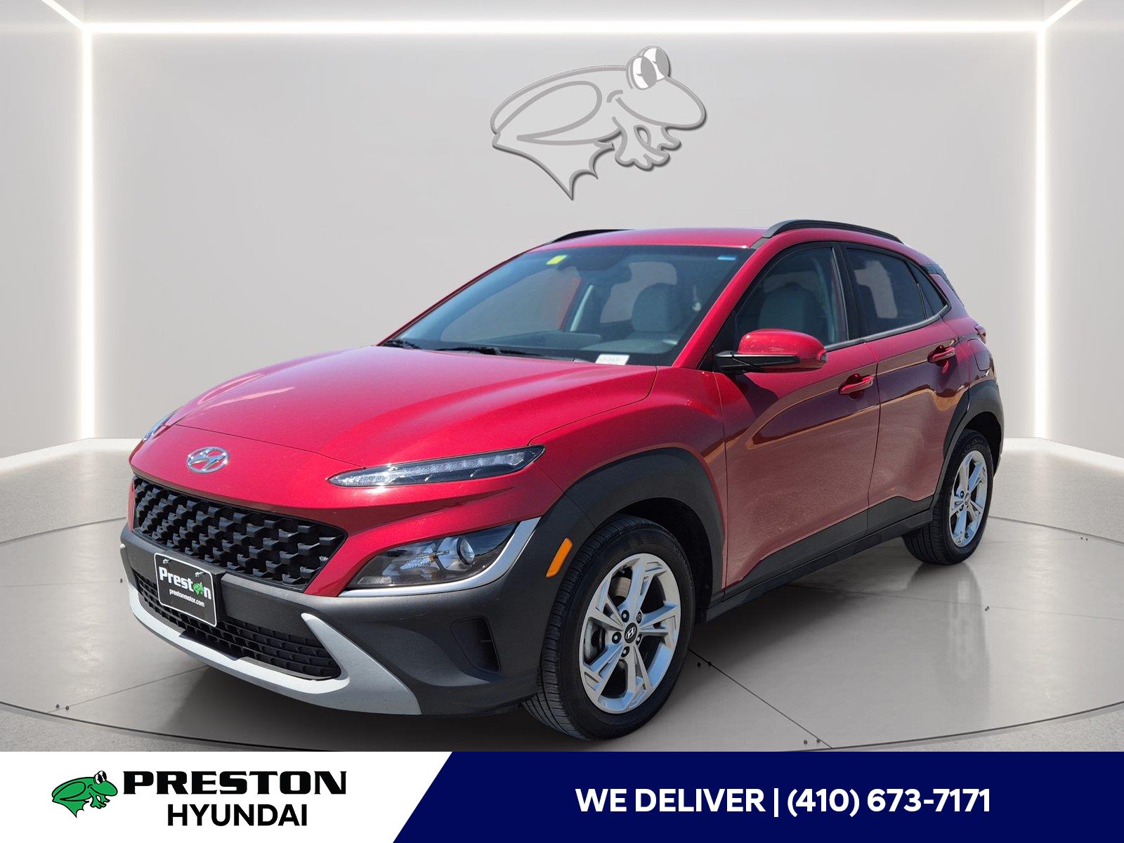 Pulse Red 2023 Hyundai Kona SUV / Crossover All-Wheel Drive Continuously Variable Transmission