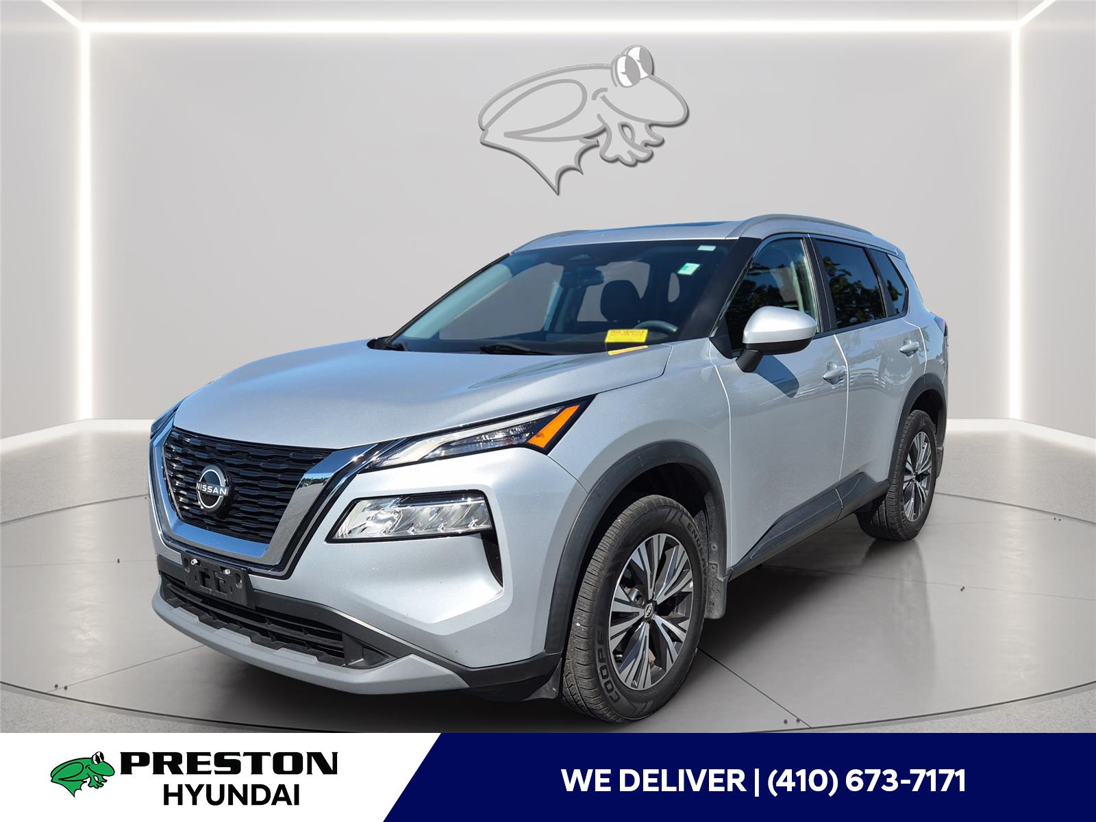 Brilliant Silver Metallic 2023 Nissan Rogue SUV / Crossover All-Wheel Drive Continuously Variable Transmission