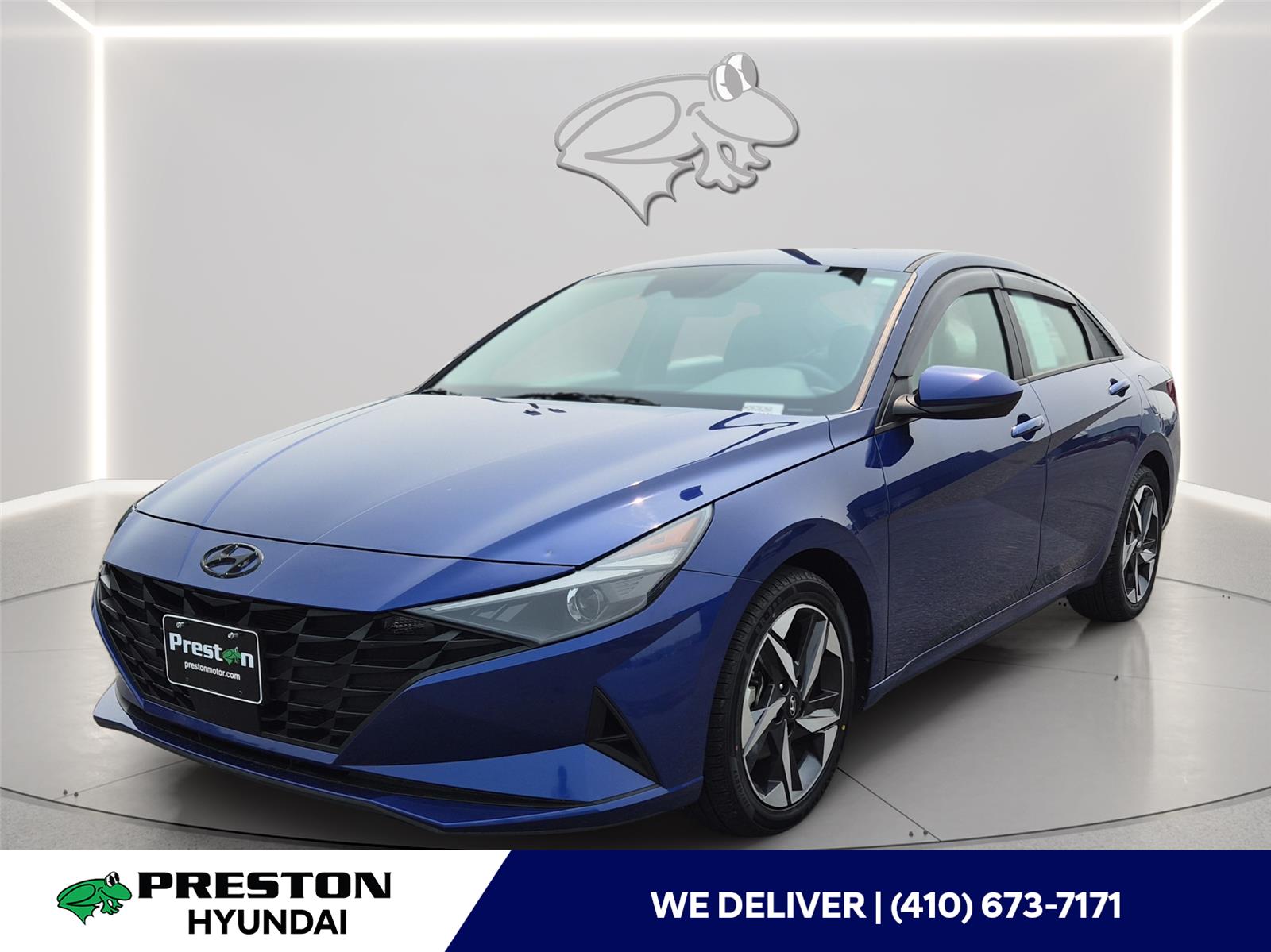 Intense Blue 2023 Hyundai Elantra Sedan Front-Wheel Drive Continuously Variable Transmission
