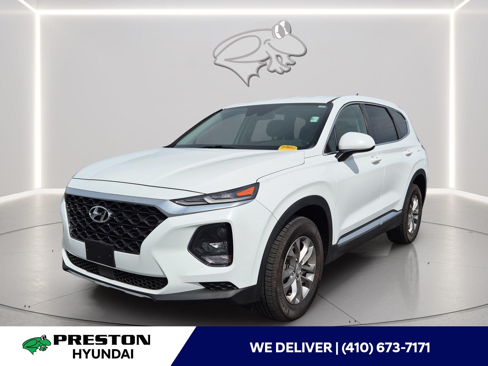 Quartz White 2019 Hyundai Santa Fe SUV / Crossover Front-Wheel Drive Automatic