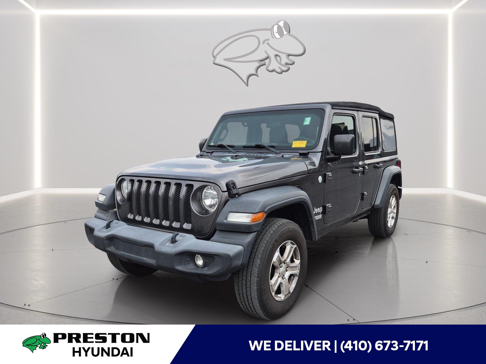Gray (Granite Crystal Metallic Clearcoat) 2018 Jeep Wrangler SUV / Crossover Four-Wheel Drive 8-Speed Automatic