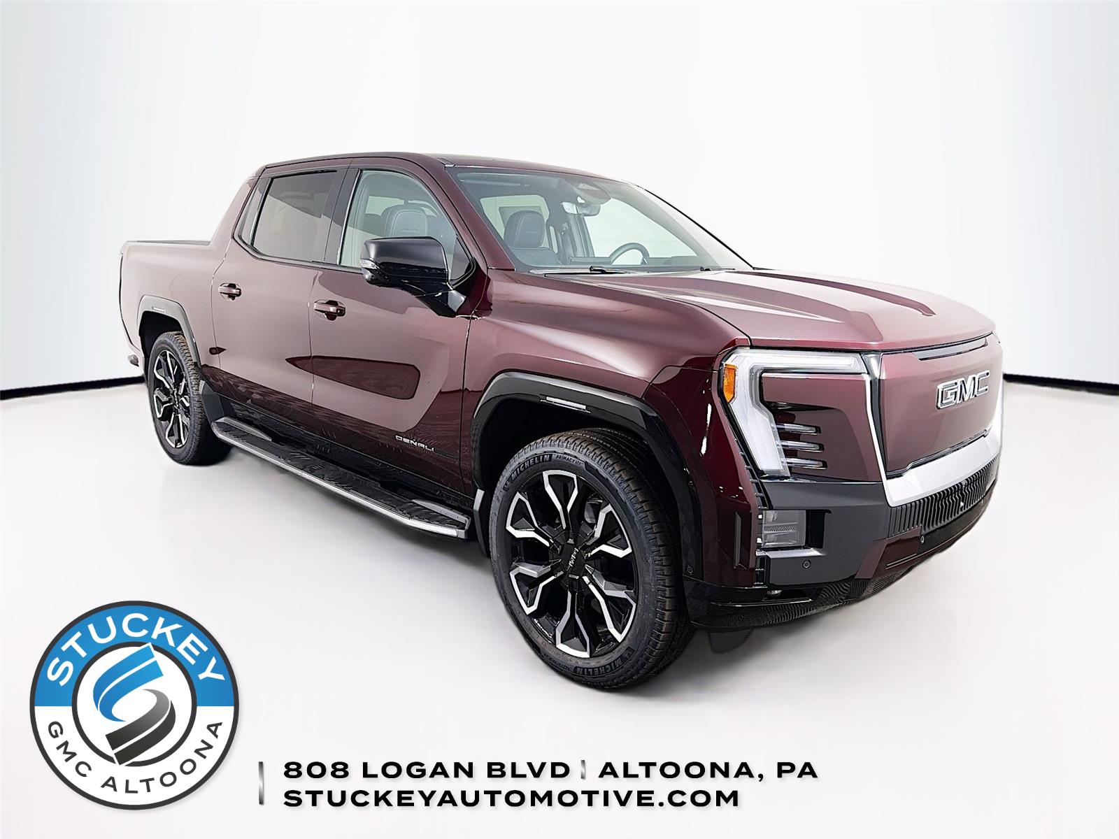 Dark Ember Tintcoat 2025 GMC Sierra EV Denali Crew Cab (Max Range) e4WD Pickup Truck All-Wheel Drive Automatic