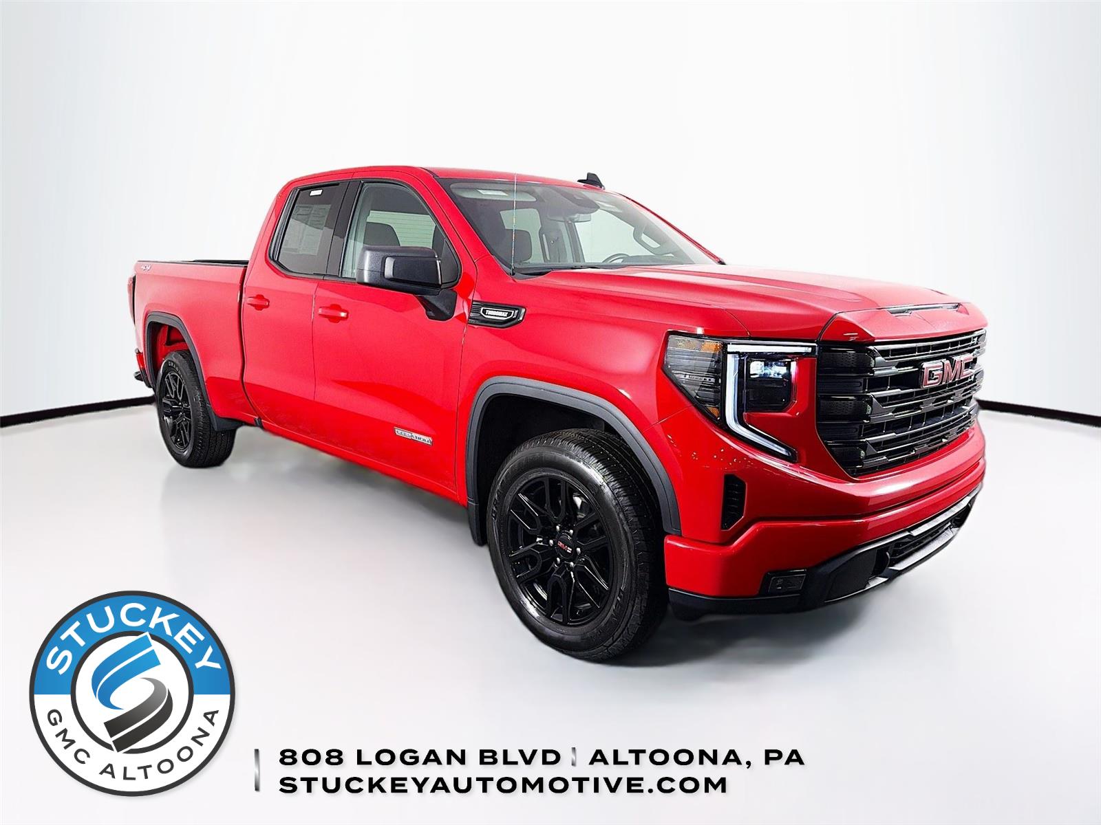 Cardinal Red 2024 GMC Sierra 1500 Elevation Double Cab 4WD Pickup Truck Four-Wheel Drive 8-Speed Automatic