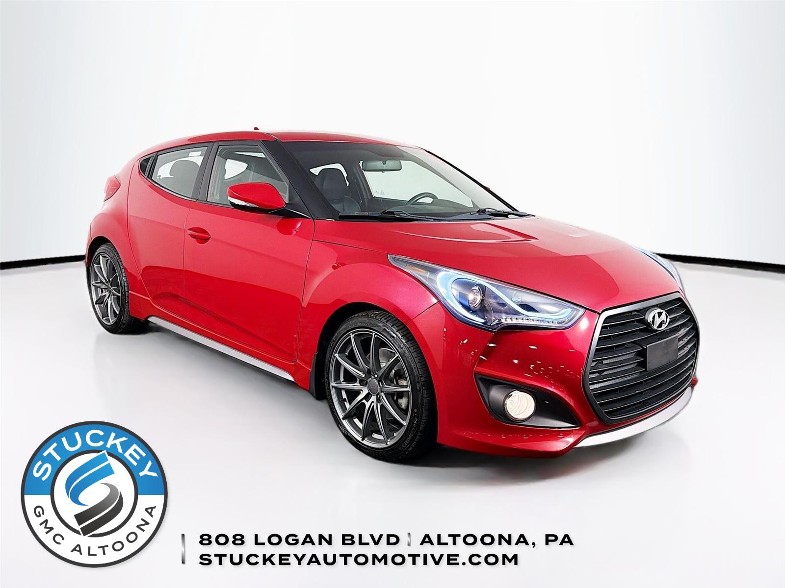 Boston Red Metallic 2017 Hyundai Veloster Turbo R-Spec FWD Coupe Front-Wheel Drive Automatic