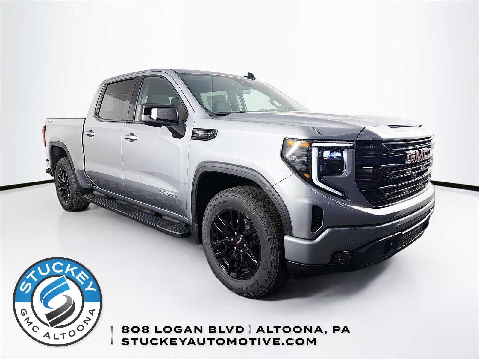 Sterling Metallic 2026 GMC Sierra 1500 Elevation Crew Cab 4WD Pickup Truck Four-Wheel Drive Automatic