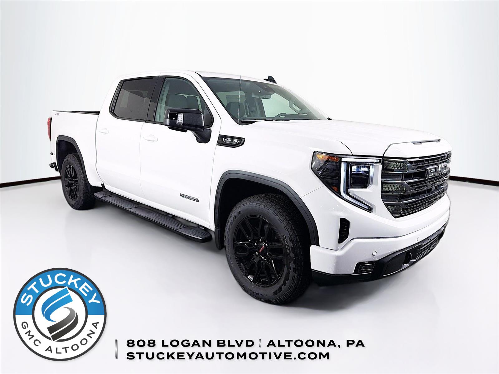 Summit White 2026 GMC Sierra 1500 Elevation Crew Cab 4WD Pickup Truck Four-Wheel Drive Automatic