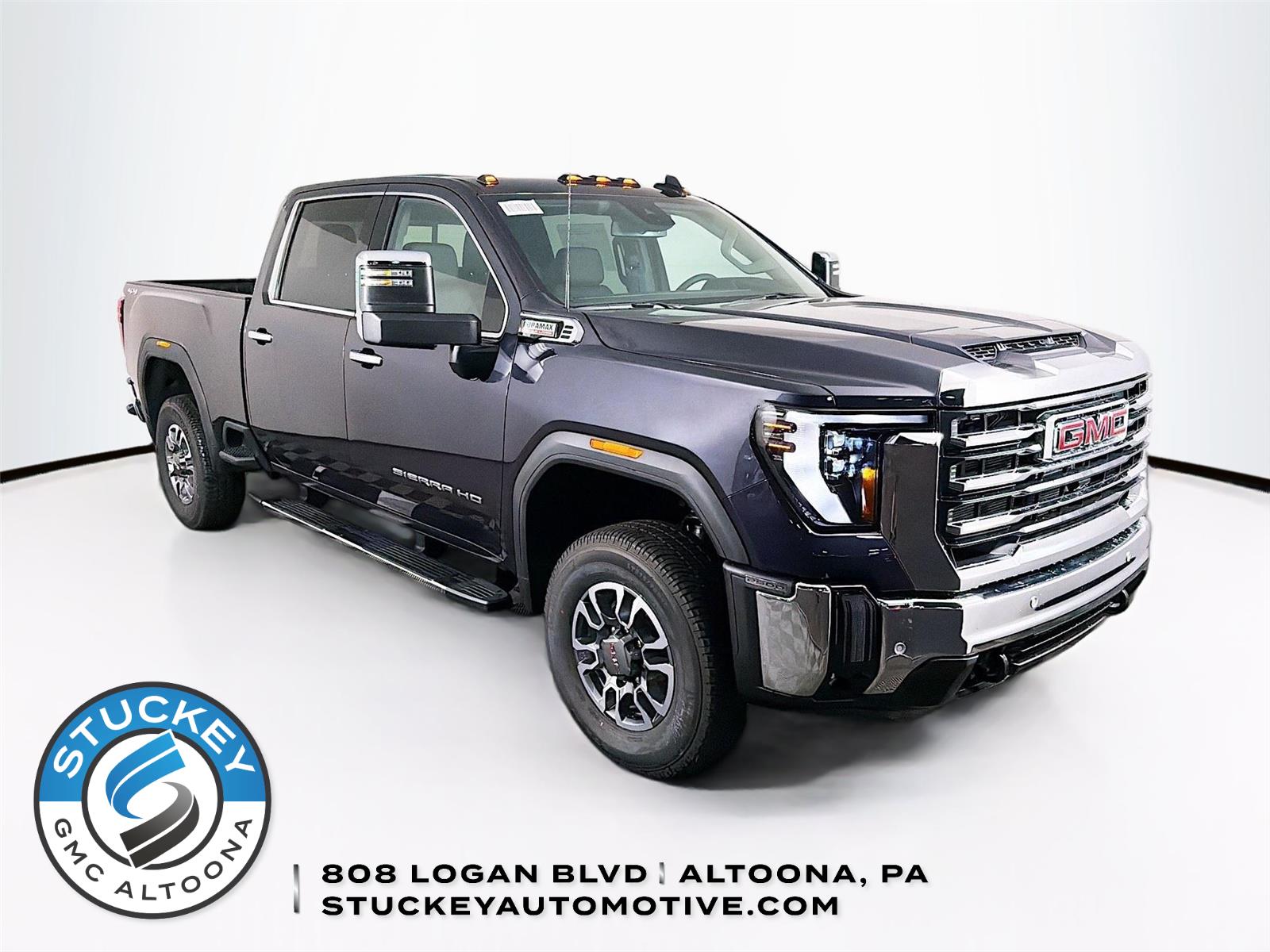 Titanium Rush Metallic 2026 GMC Sierra 2500HD SLT Crew Cab 4WD Pickup Truck Four-Wheel Drive Automatic