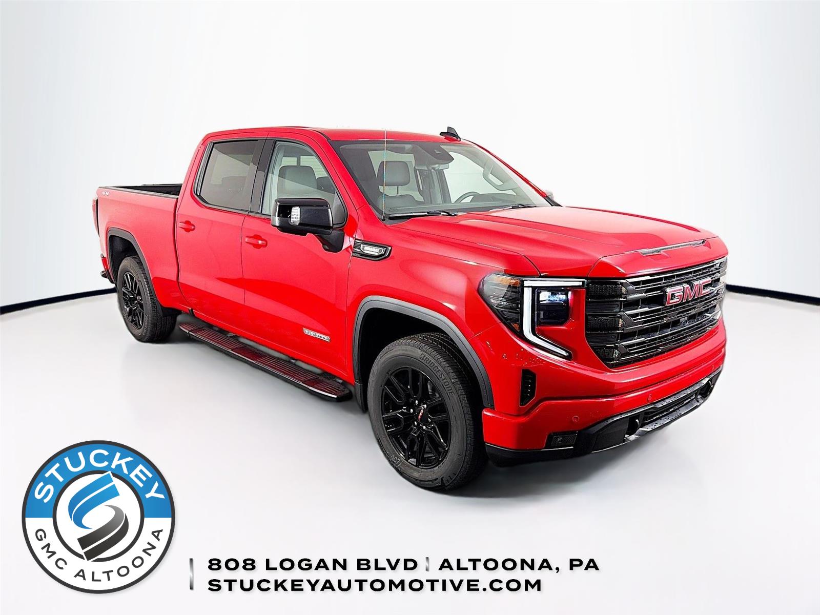 Cardinal Red 2026 GMC Sierra 1500 Elevation Crew Cab 4WD Pickup Truck Four-Wheel Drive Automatic