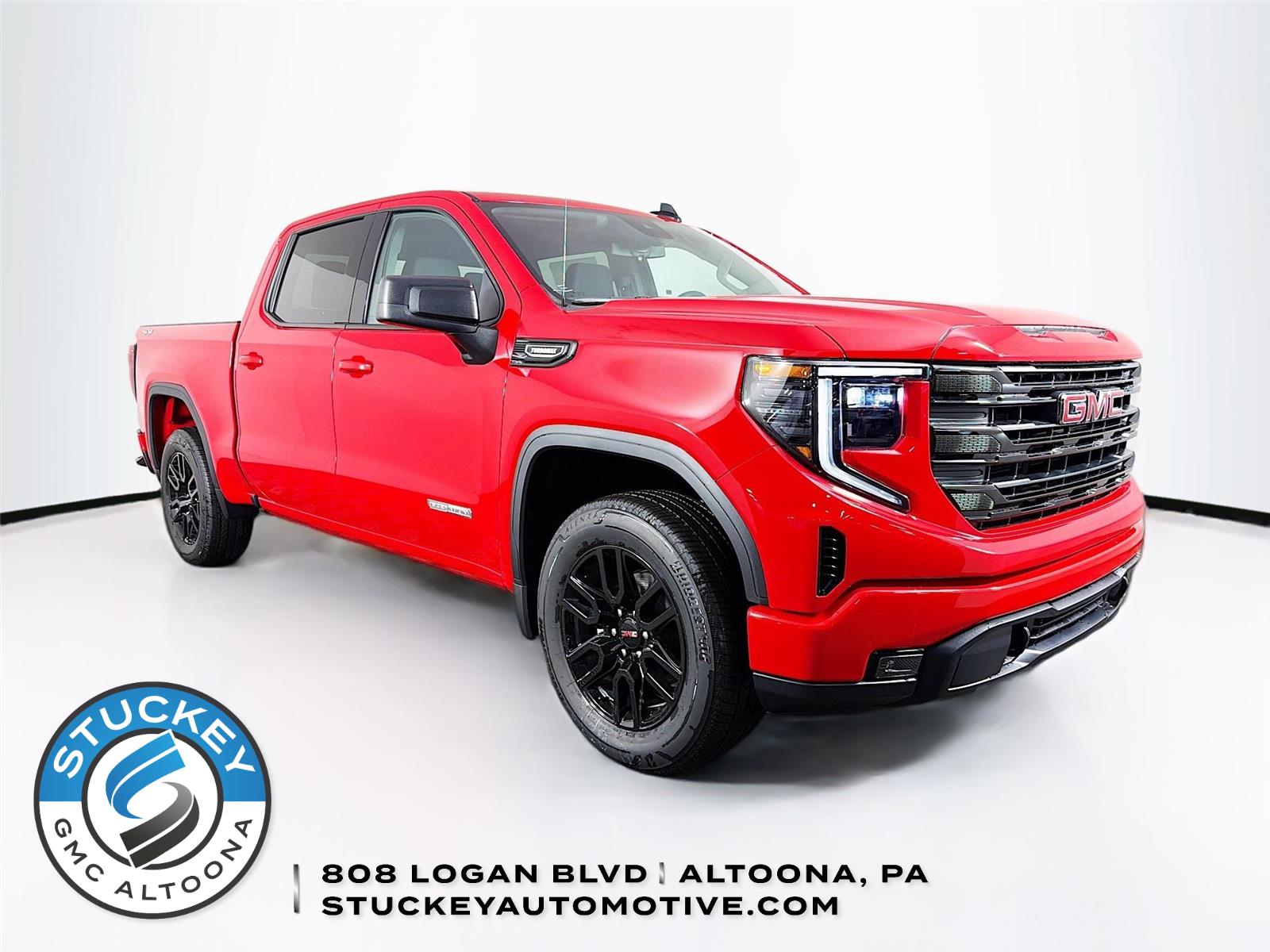 Cardinal Red 2026 GMC Sierra 1500 Elevation Standard Crew Cab 4WD Pickup Truck Four-Wheel Drive 8-Speed Automatic