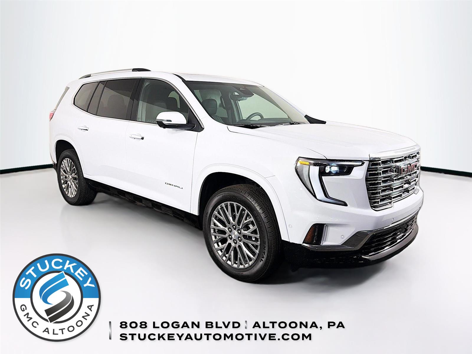 Glacier White Tricoat 2026 GMC Acadia Denali AWD SUV / Crossover Four-Wheel Drive 8-Speed Automatic