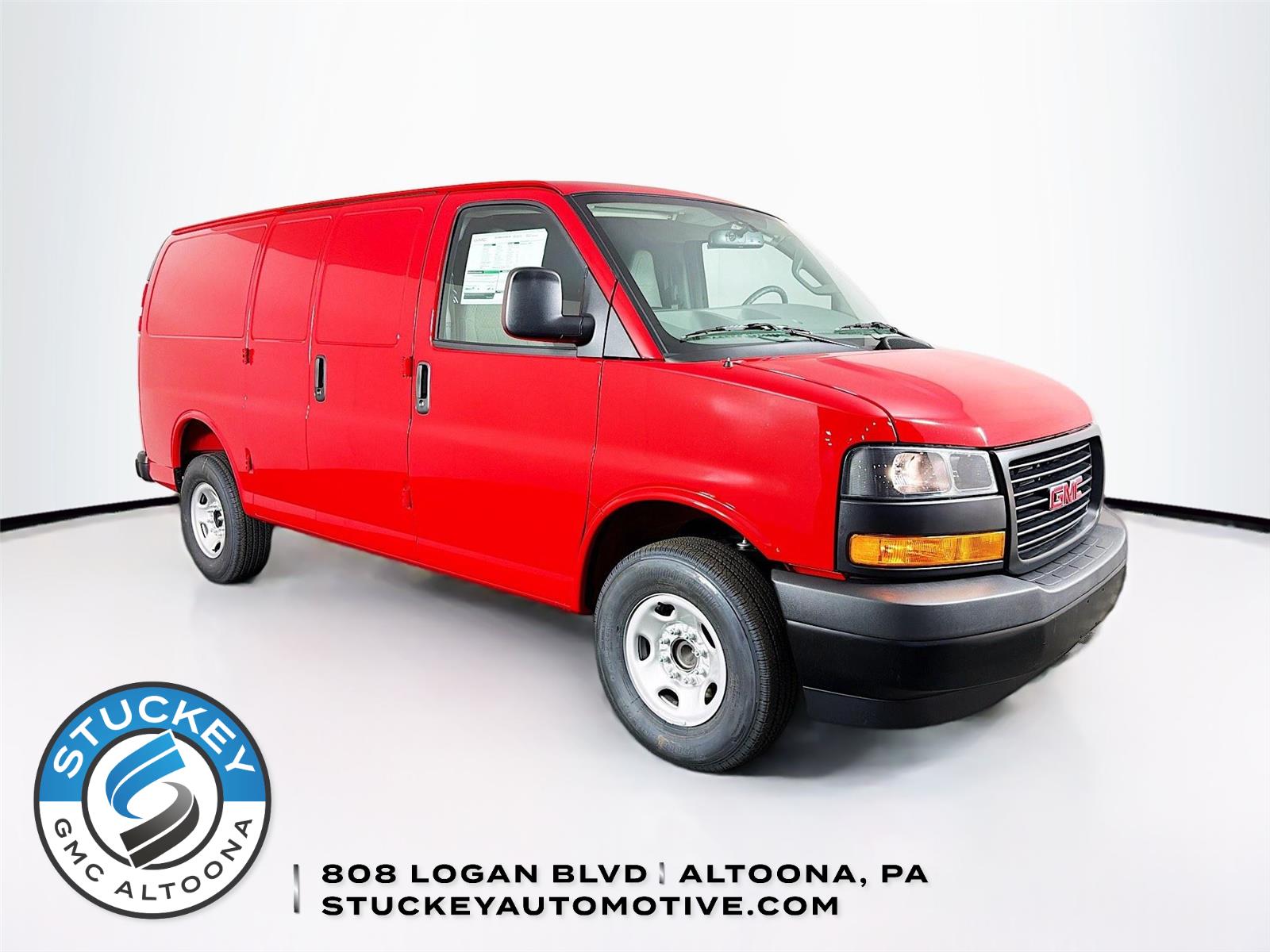 Cardinal Red 2026 GMC Savana Cargo 2500 RWD Van Rear-Wheel Drive 8-Speed Automatic