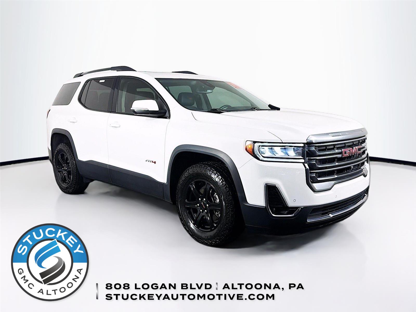 Summit White 2021 GMC Acadia AT4 AWD SUV / Crossover Four-Wheel Drive 9-Speed Automatic