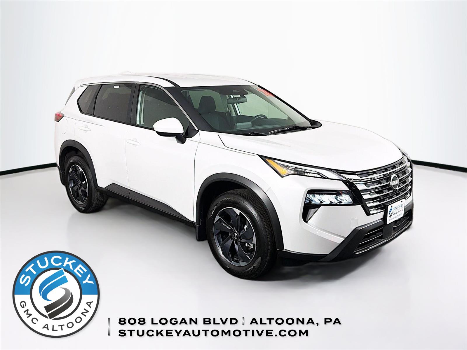Everest White Pearl 2024 Nissan Rogue SV AWD SUV / Crossover All-Wheel Drive Continuously Variable Transmission