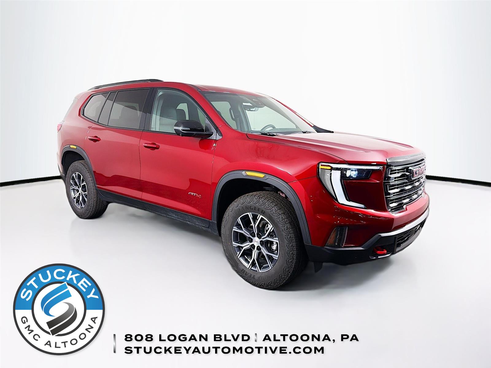Volcanic Red Tintcoat 2026 GMC Acadia AT4 AWD SUV / Crossover Four-Wheel Drive 8-Speed Automatic