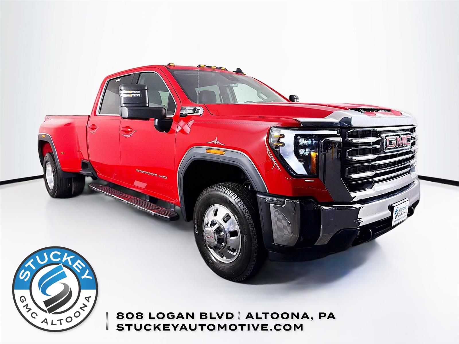 Cardinal Red 2026 GMC Sierra 3500HD SLE Crew Cab 4WD Pickup Truck Four-Wheel Drive Automatic