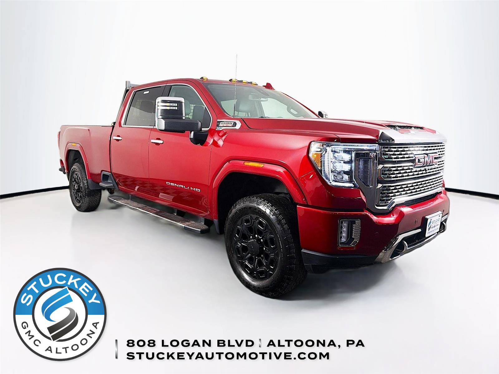 Cayenne Red Tintcoat 2023 GMC Sierra 3500HD Denali Crew Cab 4WD Pickup Truck Four-Wheel Drive Automatic