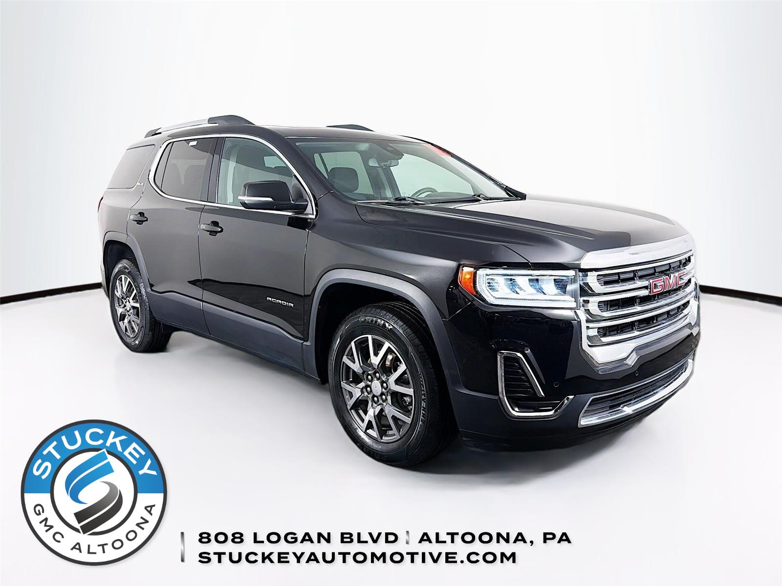 Black (Ebony Twilight Metallic) 2023 GMC Acadia SLE AWD SUV / Crossover Four-Wheel Drive 9-Speed Automatic