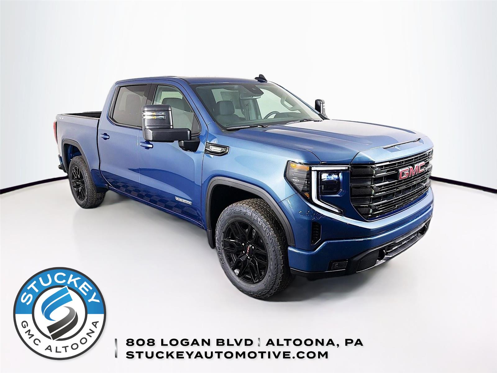 Downpour Metallic 2026 GMC Sierra 1500 Elevation Crew Cab 4WD Pickup Truck Four-Wheel Drive Automatic
